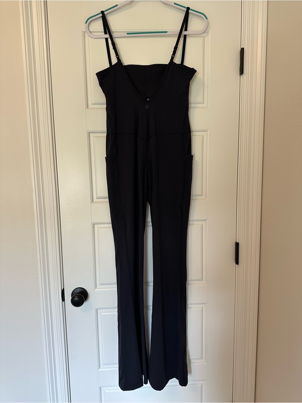 Blogilates Black Peekaboo Flare Active Jumpsuit - Picture 4 of 8